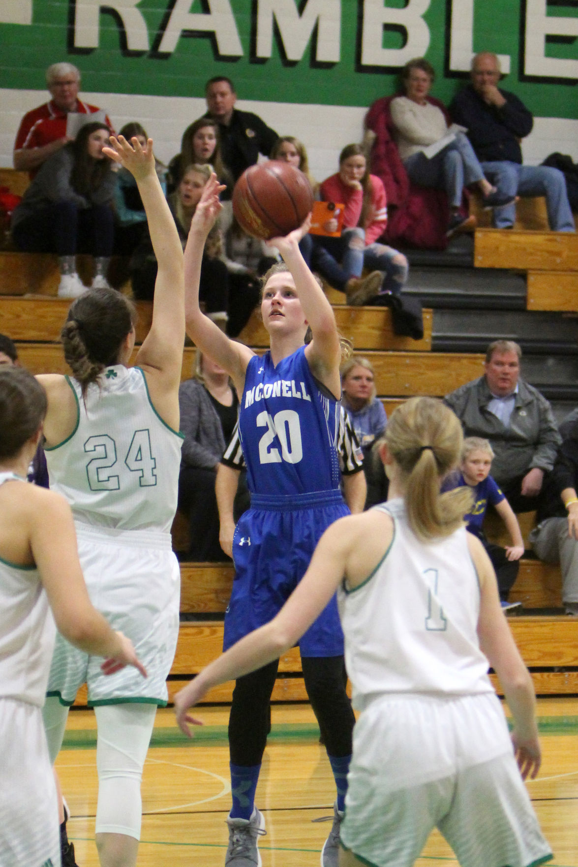 McDonell at Eau Claire Regis girls basketball 12-21-18